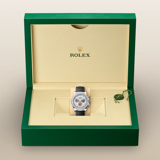 Rolex Cosmograph Daytona Oyster, 40 mm, white gold and diamonds M126589RBR-0001 ( SOLD OUT )