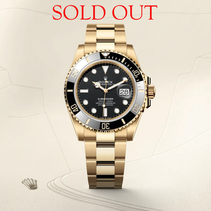 Rolex Submariner Date Oyster, 41 mm, yellow gold M126618LN-0002 ( SOLD OUT )