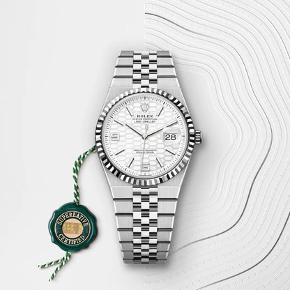 Rolex Land-Dweller 36 Oyster, 36 mm, Oystersteel and white gold M127234-0001
