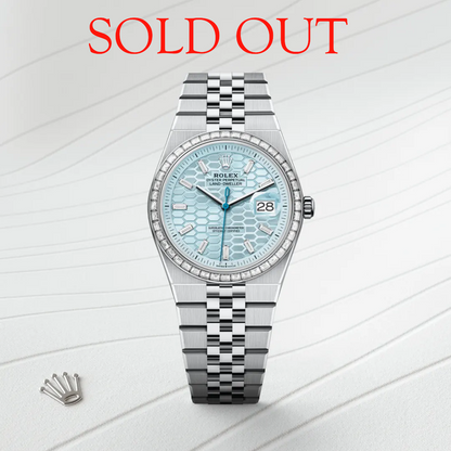 Rolex Land-Dweller 36 Oyster, 36 mm, platinum and diamonds M127286TBR-0001