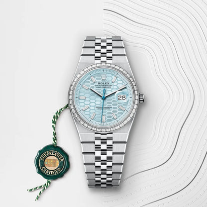 Rolex Land-Dweller 36 Oyster, 36 mm, platinum and diamonds M127286TBR-0001